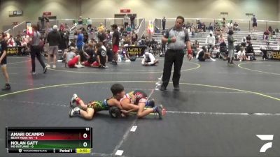 56 lbs Semis & 1st Wrestleback (8 Team) - Nolan Gatt, MO Outlaws vs Amari Ocampo, Beast Mode WA