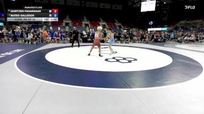 120 lbs Cons. Rd Of 16 - Jahryzen Pagaragan, NV vs Mateo Gallegos, PA
