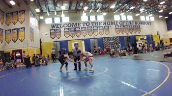 150 lbs Round 3 (8 Team) - Evan Lutz, Alpha WC vs Vince Bern, Naperville Central
