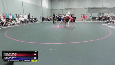 145 lbs Placement Matches (8 Team) - Berlyn Davis, California Red vs Kayden Sipp, Nebraska