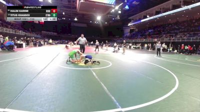 113 lbs Champ. Round 1 - Halim Karimi, Rosemont vs Titus Khamjoi, St. Mary`s
