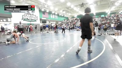 157 lbs Cons. Round 5 - Luke Shafer, Glendora vs Thomas Jimenez, Bonita