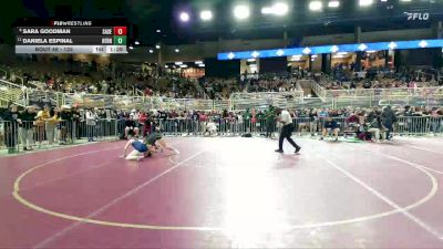 125 lbs Champ. Round 1 - Daniela Espinal, Hernando vs Sara Goodman, Sandalwood Senior