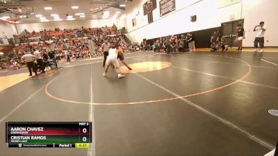 285 lbs Cons. Round 3 - Aaron Chavez, Eisenhower vs Cristian Ramos, Moses Lake