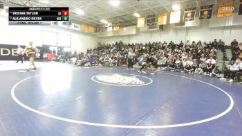 285 lbs Cons. Round 1 - Alejandro Reyes, Arroyo vs Tristan Taylor, Charter Oak