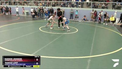 83 lbs Round 1 - Hudson Johnson, Pioneer Grappling Academy vs Thomas Loht, Chugach Eagles Wrestling Club