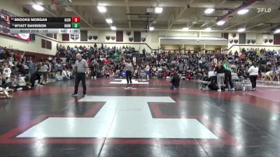 132 lbs 11th Place Match - Brooks Morgan, Algona vs Wyatt Davidson, Harrisburg