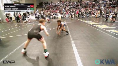 58 lbs Semifinal - Kevin Harris, HURRICANE WRESTLING ACADEMY vs Waylon Cooper, Sperry Wrestling Club