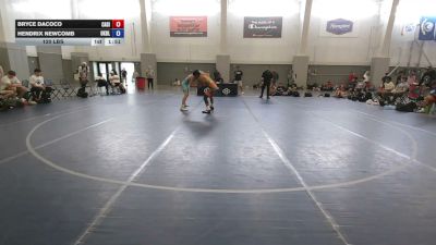120 lbs Bryce Dacoco, California Silver vs Hendrix Newcomb, Oklahoma Blue