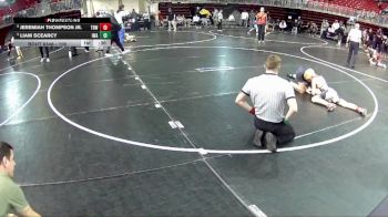 100 lbs 3rd Place Match - Liam Scearcy, IronHawk Wrestling Academy vs Jeremiah Thompson Jr., The Best Wrestler