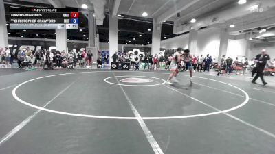 U20 Freestyle FS - 74 lbs Champ. Round 1 - Darius Marines, Unattached vs Christopher Crawford, Indiana RTC