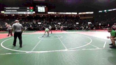 132 lbs Semifinal - Mason Nagel, DWC3 vs Joseph Stewart, PWCA