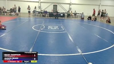 97 lbs Placement Matches (16 Team) - Rocky Thompson, Missouri Blue vs Hudson Bragg, Colorado