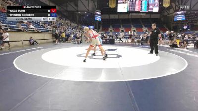 138 lbs Cons. Semis - Gage Lohr, SD vs Weston Borgers, OH