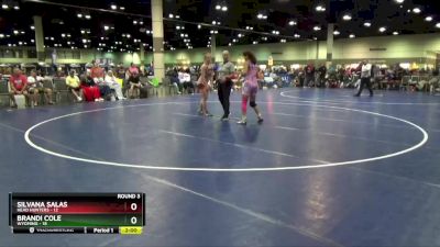 125 lbs Round 3 (8 Team) - Brandi Cole, Wyoming vs Silvana Salas, Head Hunters