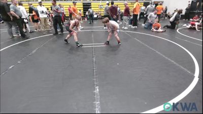 90 lbs Rr Rnd 5 - Waylen Higbee, Morrison Takedown Club vs Conley Robinson, Pawnee Wrestling Club