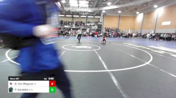 132 lbs Consi Of 8 #2 - Brent Von Magnus, Bridgewater-Raynham vs Phoenix Gardella, Norwalk