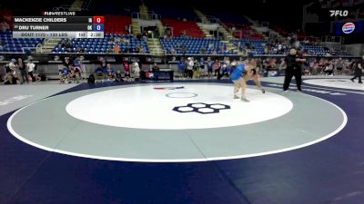 130 lbs Champ. Rd Of 128 - Mackenzie Childers, IA vs Dru Turner, OK