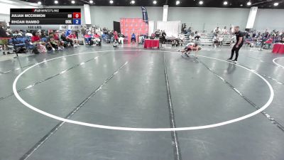 100 lbs Julian McCrimon, Team Maryland vs Rhoan Rambo, Oklahoma Blue