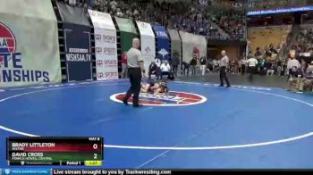 138 lbs Quarterfinal - Brady Littleton, Belton vs David Cross, Francis Howell Central