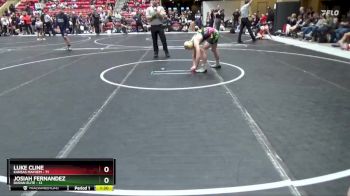 115 lbs Round 3 (6 Team) - Luke Cline, Kansas Mayhem vs Josiah Fernandez, Duran Elite
