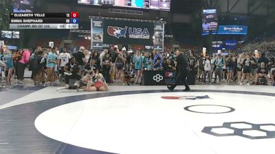 155 lbs Champ. Rd Of 128 - Elizabeth Yelle, Texas vs Emma Shephard, Ohio