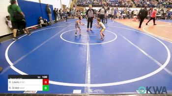 43 lbs Round Of 32 - Rhett Lewis, Dark Cloud Wrestling Club vs Bentley Drake, Unaffiliated