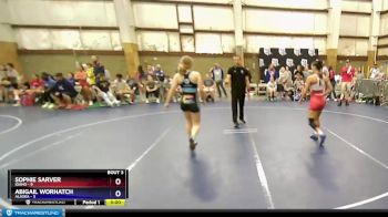 125 lbs Round 2 (4 Team) - Sophie Sarver, Idaho vs Abigail Worhatch, Alaska