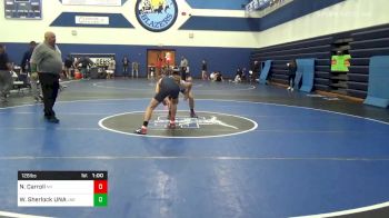 126 lbs 3rd Place - Noah Carroll, Mill Valley vs Westin Sherlock UNA, Lincoln East
