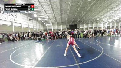 135 lbs Quarterfinal - Nico Murillo, Sanderson Wrestling Academy vs Cooper Robinson, Ruby Mountain Wrestling Club