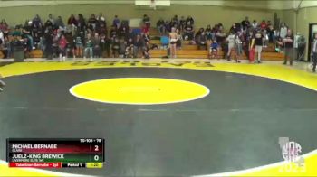 76 lbs Champ. Round 2 - Michael Bernabe, Clark vs Juelz-king Brewick, Livermore Elite WC