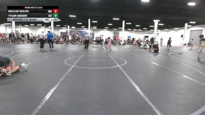 84 lbs Round 2 (6 Team) - Tyler Geiger, NJ Squeeze vs Declan Solito, Parabellum WA