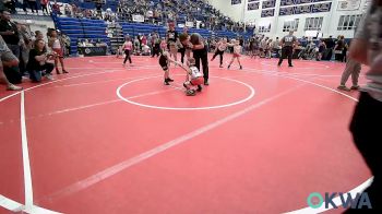 49 lbs Final - Lane Plumlee, Mustang Bronco Wrestling Club vs Brastin Woods, Tecumseh Youth Wrestling