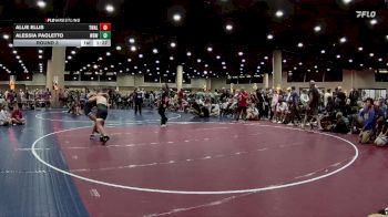92 lbs Round 3 - Alessia Paoletto, White Buffalo Wrestling vs Allie Ellis, Trojan Wrestling Academy LLC
