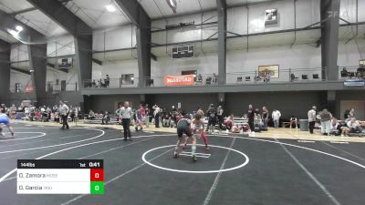 144 lbs Consolation - Duane Zamora, Moses Lake WC vs Orlando Jr Garcia, Yakima Valley Wrestling