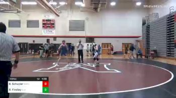 132 lbs Consolation - Braden Schuyler, Manheim Township vs Ryan Findlay, Elizabethtown