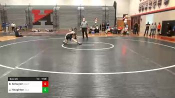 132 lbs Quarterfinal - Braden Schuyler, Manheim Township vs Jackson Houghton, Solanco