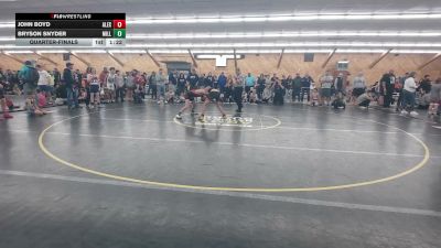 110 lbs Quarterfinal - John Boyd, Alexandria vs Bryson Snyder, Millport