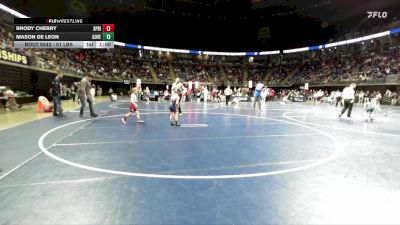 61 lbs Round Of 32 - Brody Cherry, Spring Cove vs Mason De Leon, Governor Mifflin