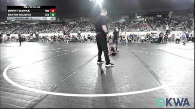 52 lbs Round Of 16 - Johnny Elswick, Prime Wrestling vs Daxton Houston, Skiatook Youth Wrestling
