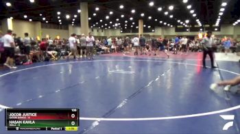 106 lbs Round 4 (6 Team) - Hasan Kahla, WALA vs Jocob Justice, Gator Dawgs