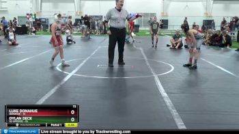72 lbs Round 5 (8 Team) - Dylan Deck, U2 Upstate vs Luke Donahue, Donahue