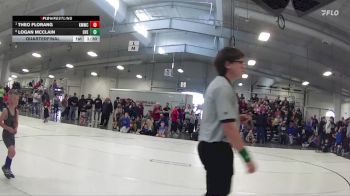 31 lbs Quarterfinal - Theo Florang, Kearney MatCats Wrestling Club vs Logan McClain, Overton