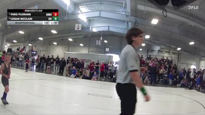 31 lbs Quarterfinal - Theo Florang, Kearney MatCats Wrestling Club vs Logan McClain, Overton