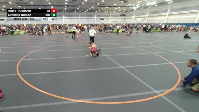 105 lbs 7th Place Match - Reid Strosnider, Unattached vs Anthony Quiroz, Unattached