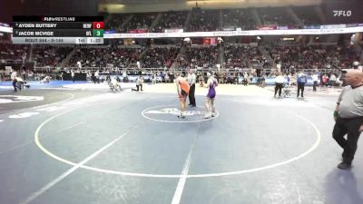 II-145 lbs Semifinal - Ayden Buttery, Newfane vs Jacob Mcvige, Honeoye Falls-Lima