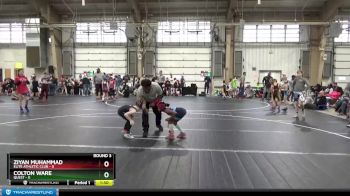 48 lbs Round 3 (6 Team) - Ziyan Muhammad, Elite Athletic Club vs Colton Ware, Quest