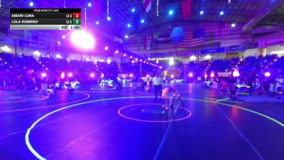 58 lbs Consi Of 4 - Makayla Howard, No Team vs Ella Cogburn, No Escape Wrestling