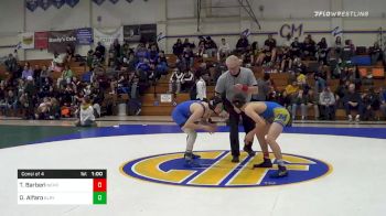 120 lbs Consolation - Taka Barberi, Newark Memorial vs Oscar Alfaro, Gilroy
