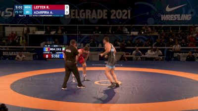 97 kg Final - Radu Lefter, Mda vs Amirali Hamid Azarpira, Iri